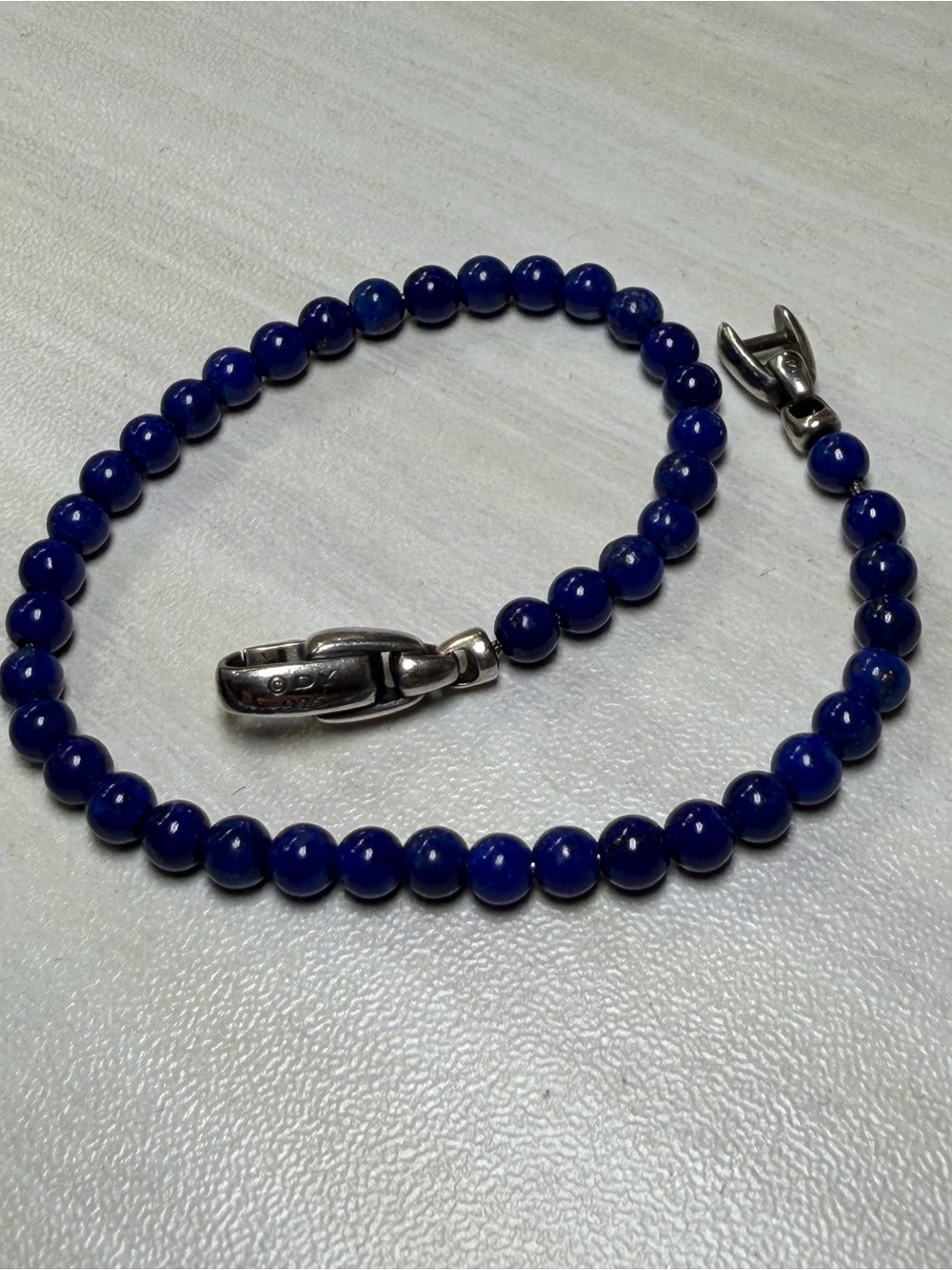 David Yurman SPIRITUAL BEADS BRACELET Lapis Blue